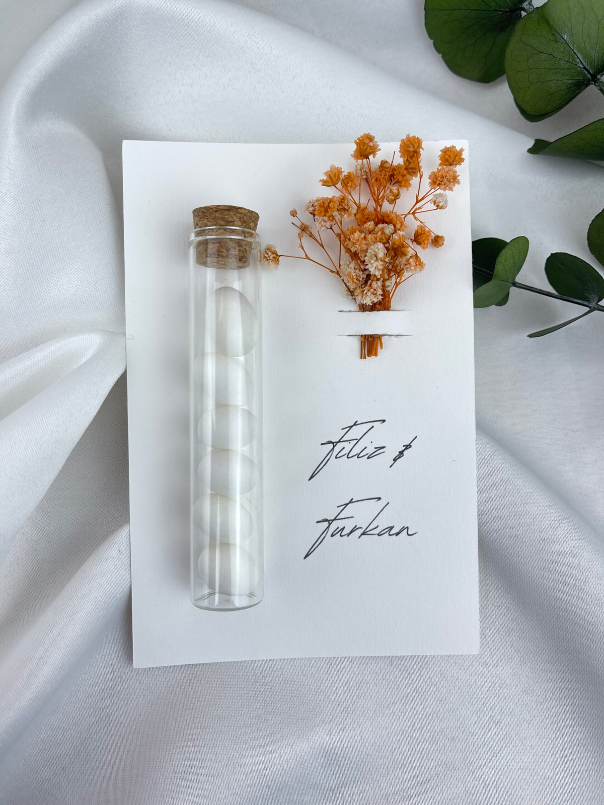Cipso Blumenstrauß, Süßigkeiten-Mandel-Karte, Verlobungsversprechen, Geschenk