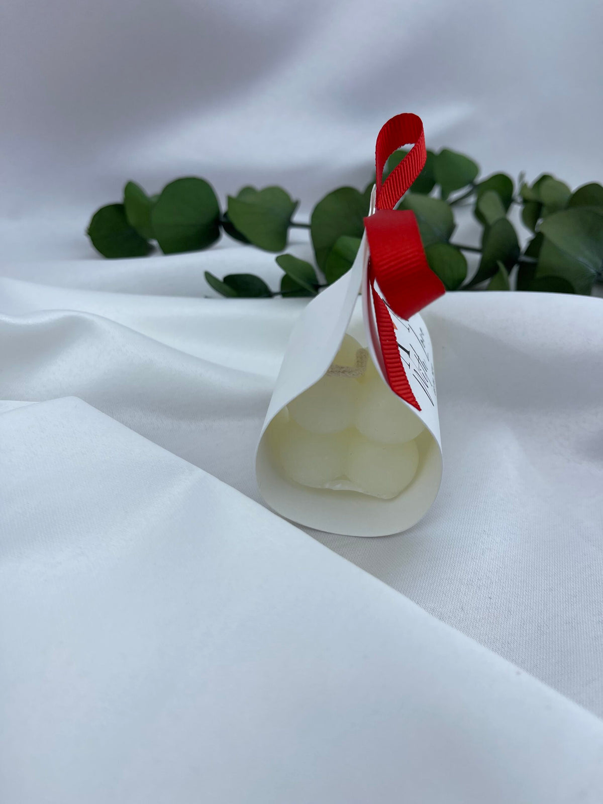 Bubble Candle in Spezialpapier verpackt - Versprechens- und Verlobungsgeschenke