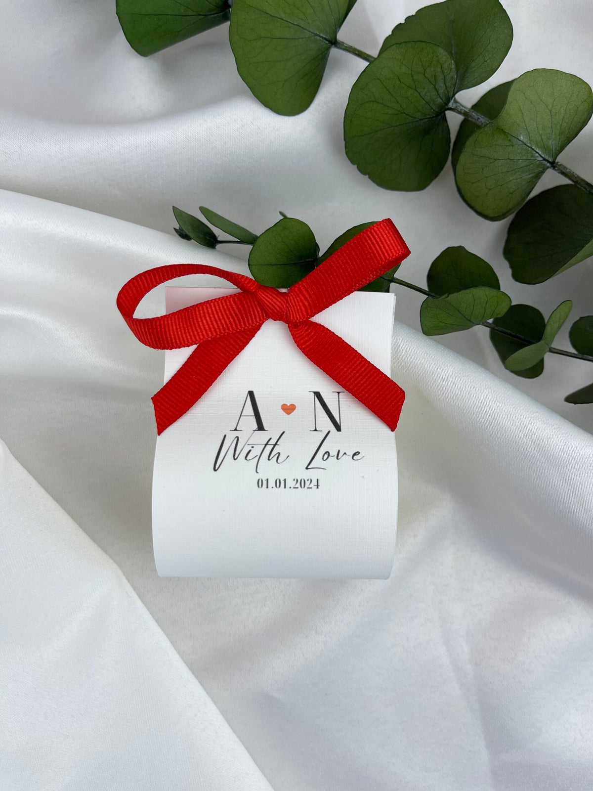 Bubble Candle in Spezialpapier verpackt - Versprechens- und Verlobungsgeschenke