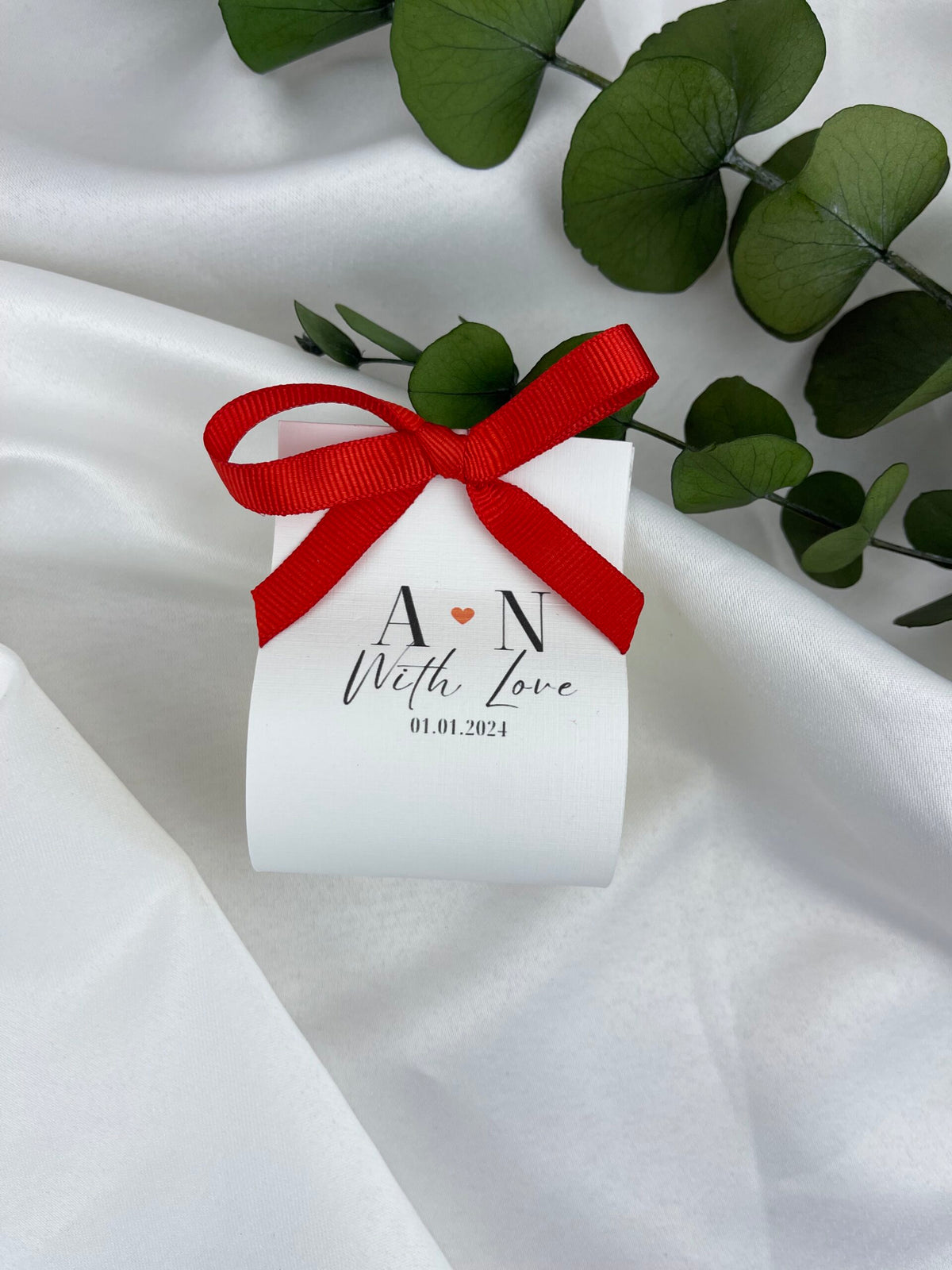 Bubble Candle in Spezialpapier verpackt - Versprechens- und Verlobungsgeschenke